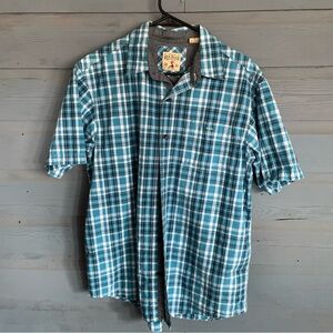 Reyn Spooner Blue Plaid Men's Shirt